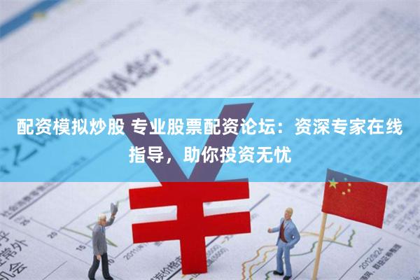 配资模拟炒股 专业股票配资论坛：资深专家在线指导，助你投资无忧